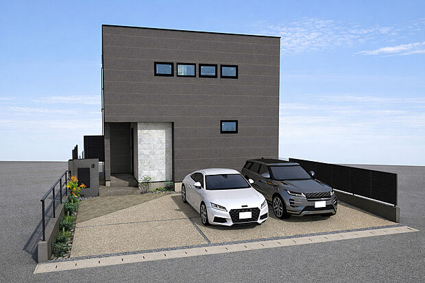 【外観パース】■完成いたしました。
お気軽に「0120-928-571」までお問合せ下さい！