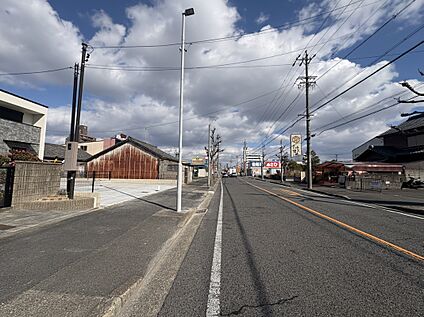 前面道路（2026年2月撮影）