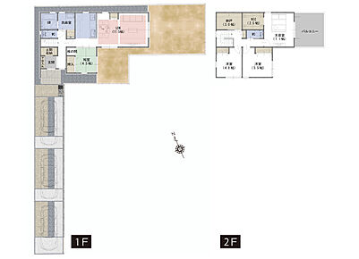 ■ガス温水式床暖房がリビングをムラなくあたたかく
■かざすと水が出るタッチレス水栓
■掃除道具やレジャー用品等の収納に便利な納戸
 