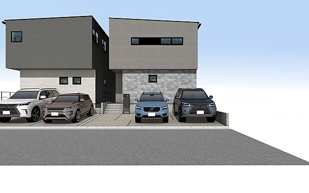 【A号棟　外観パース】お気軽にアールプランナー不動産名古屋西営業所
【0120-401-500】までお問い合わせください。