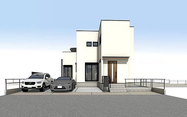 【外観パース　B号棟】■内覧可■
お気軽にお問合せ下さいませ。
