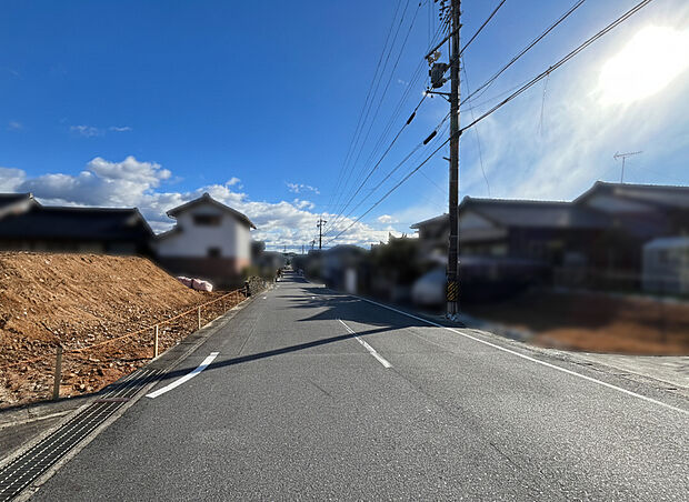 【道路写真　南西側5.9ｍ】■2025年12月撮影