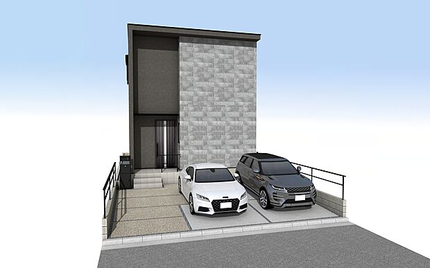 【外観パース】■未完成物件の為、モデルハウスへのご案内も致します。
お気軽に「0120-928-571」までお問合せ下さい!