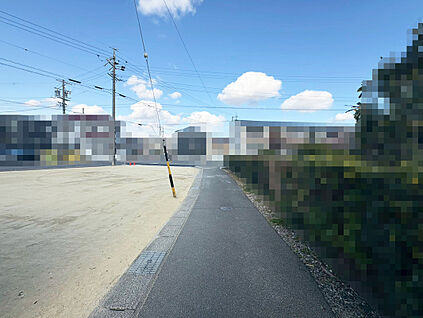 前面道路（2026年2月）撮影