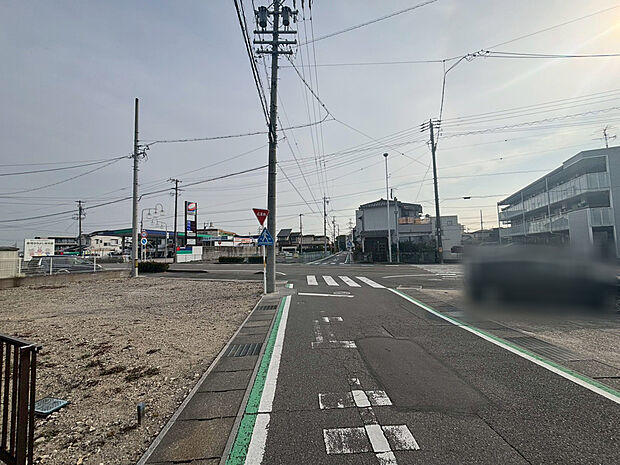 【現地写真（2026年1月）撮影】南側道路幅員約6.0ｍ