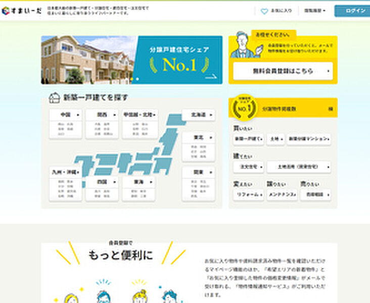 住宅情報サイト『すまいーだ』※建物画像は分譲済み