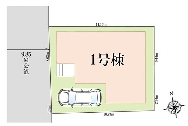 ≪全体区画図≫
○カースペース完備で、お車での通勤やお買物も安心♪
○つくばエクスプレス「三郷中央」駅までバス12分「久兵衛」停歩2分！