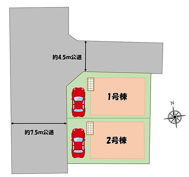 ≪全体区画図≫
☆東京メトロ東西線「葛西」駅までバス7分「江戸川五丁目」停徒歩5分
☆駐車スペース完備!車通勤やお買物もラクラクです♪