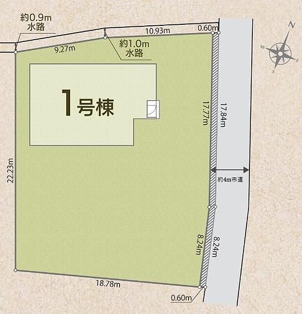 ≪全体区画図≫敷地面積は広々480.09m2(145.23坪)!お庭の使い道を考えるのも楽しいですね♪