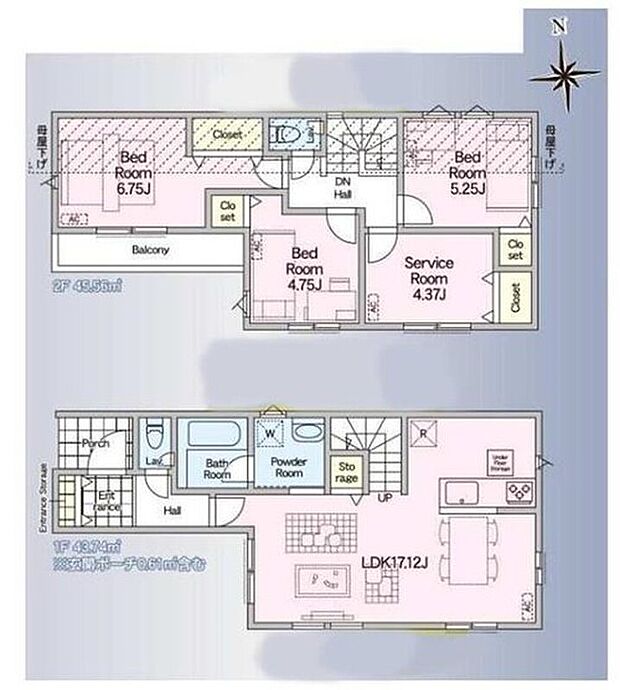 【3LDK+S】ご家族と会話をしながらのお料理は楽しいですね。
出来上がった料理をお子さんが運ぶなどお手伝い時間も増えそう!