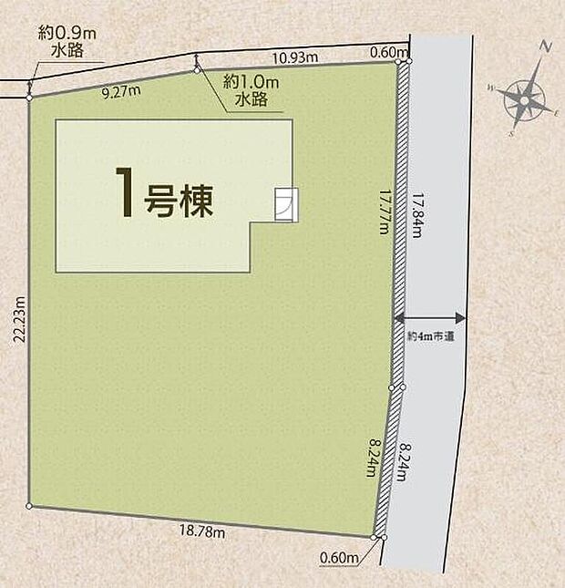 【全体区画図】敷地面積は広々480.09m2(145.23坪)!お庭の使い道を考えるのも楽しいですね♪