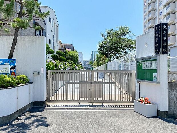 江東区立大島中学校(約750m)
