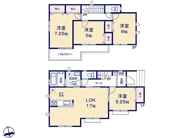 飯田グループホールディングス　ハートフルタウン　豊山町青山４期　全３棟  A号棟
