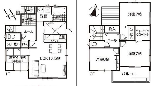 (１号棟)、価格3890万円、4LDK、土地面積190.89m2、建物面積100.44m2