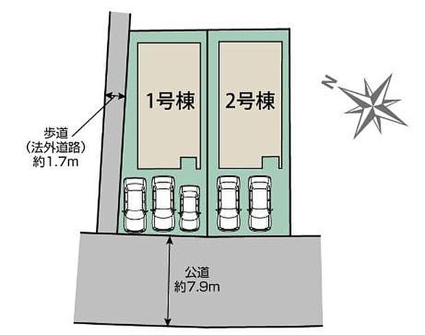 瀬戸市原山台８丁目　全２棟
最大３台駐車可能(１号棟)♪
１号棟　３，２９０万円
２号棟　３，１９８万円