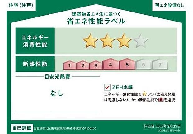 ZEH水準住宅！２０３０年省エネ義務基準をクリアした住宅です♪