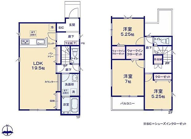 (２号棟)、価格3980万円、3LDK、土地面積112.64m2、建物面積97.09m2