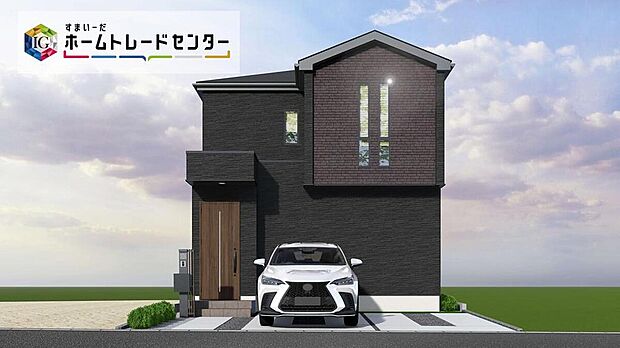 名古屋市守山区高島町３棟（２号棟完成予想図）
２０２６年１１月上旬完成予定☆
落ち着いた色調と上質なデザインが魅力の外観。
見るたびに誇らしさを感じる住まいです♪