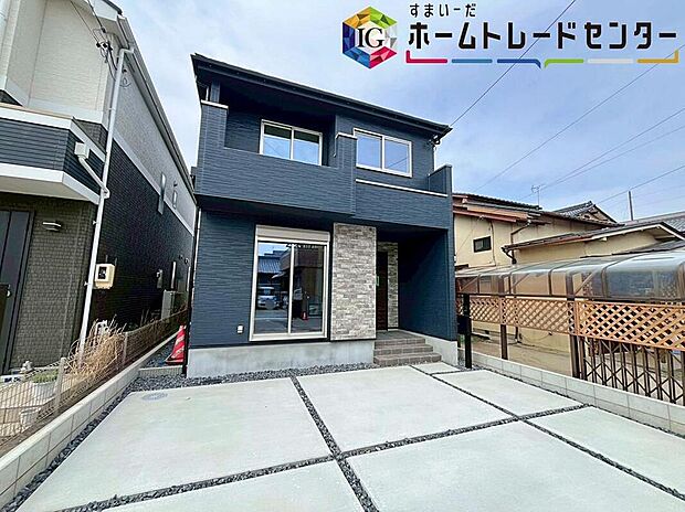 【現地外観写真】小牧市新町２期、限定１棟！小学校まで徒歩4分！毎日の通学も近くて安心！
