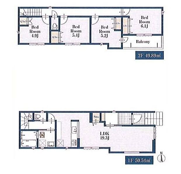 【4LDK】◇光と風を呼び込む全室南向き♪
◇家族の共用物入にもなる、奥行のあるリビング収納付き♪
◇帰宅時・外出時の自然なコミュニケーションを育むリビングスルー階段プラン♪