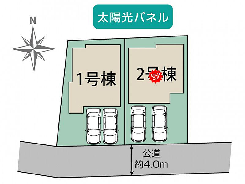 豊橋市城山町2棟 区画図