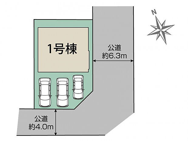 豊田市青木町2丁目1棟 区画図