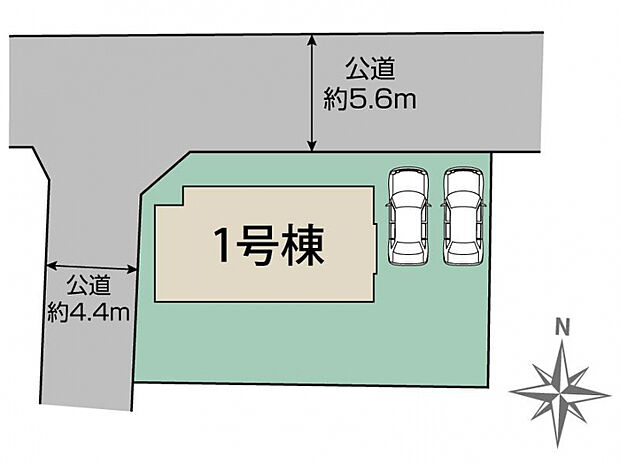 水戸市西原1丁目3期1棟 区画図