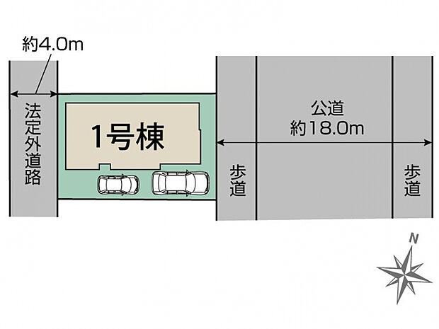 松戸市小金原9丁目1棟 区画図