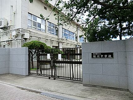 板橋区立桜川中学校 612m