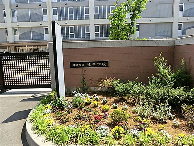 川崎市立橘中学校(約730m)