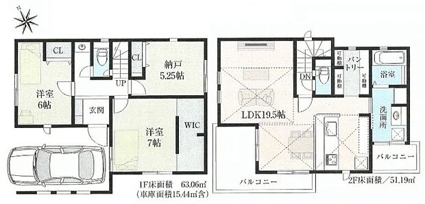 暮らしの快適性・居心地の良い住空間設計です。リビングを中心に、ご家族皆様が充実の暮らしをお送りいただけるプランニングです。