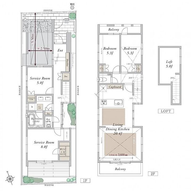 【4LDK】暮らしの快適性・居心地の良い住空間設計です。リビングを中心に、ご家族皆様が充実の暮らしをお送りいただけるプランニングです。