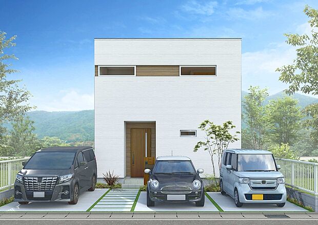 太陽光パネル搭載で光熱費を削減。シンプルで賢い「Minimal Box」※完成イメージ画像