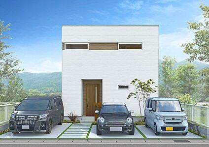 車3台分の駐車スペース