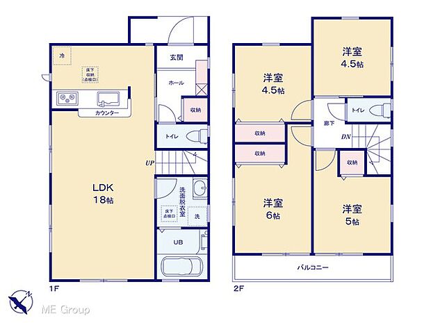 ◆2号棟◆~Floor plan~ 図面と異なる場合は現況を優先致します。