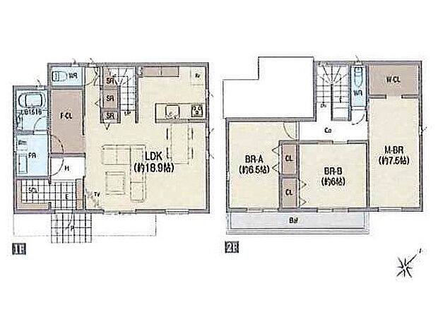 ～Floor plan～　図面と異なる場合は現況を優先致します。