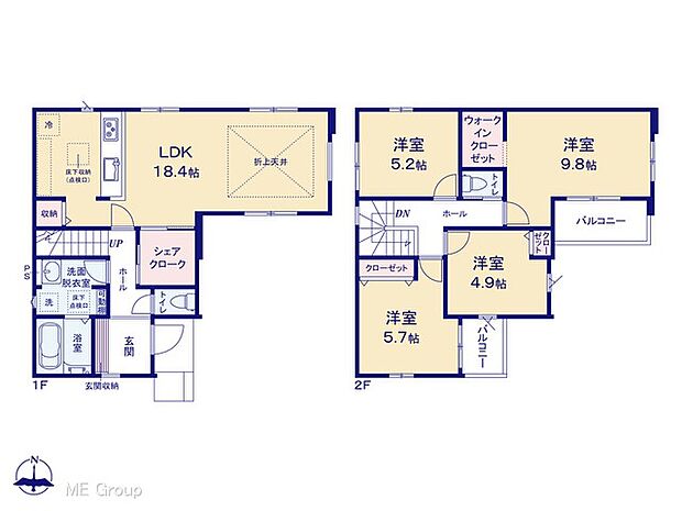 ~Floor plan~ 図面と異なる場合は現況を優先