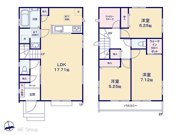 ◆F号棟◆~Floor plan~ 図面と異なる場合は現況を優先