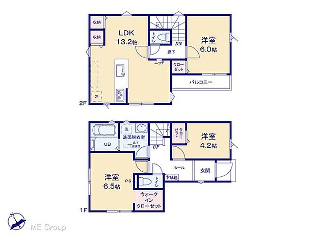 ～Floor plan～図面と異なる場合は現況を優先  