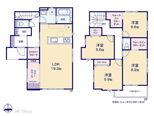 ～Floor plan～図面と異なる場合は現況を優先  