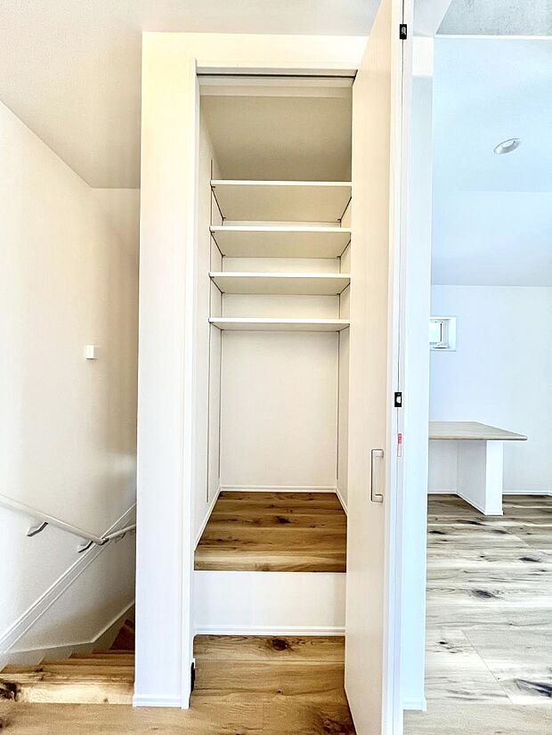 【その他設備(リビング収納)】リビング収納。ここに収納があると物が集まるLDKがスッキリ片付きそうですね。