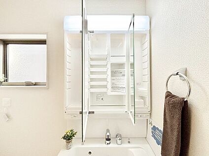 その他設備(三面鏡裏収納)