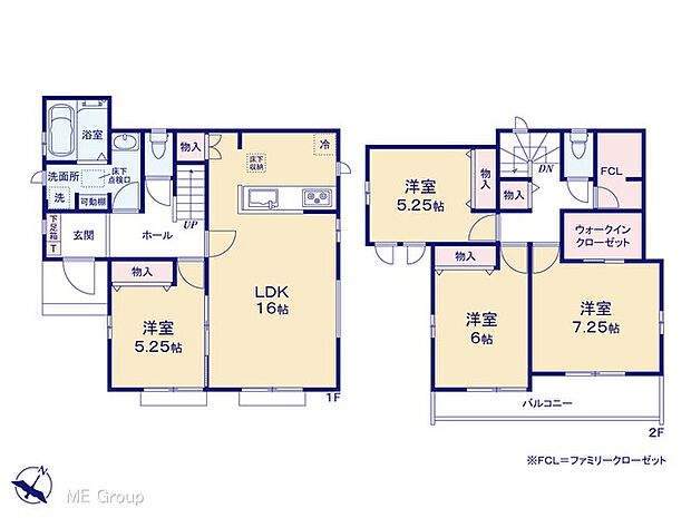 【4LDK】◆D号棟◆～Floor plan～　図面と異なる場合は現況を優先