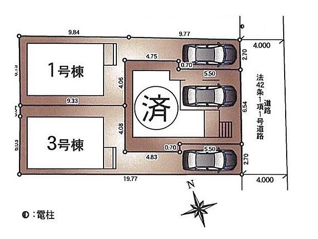 【区画図】～Plot map～図面と異なる場合は現況を優先