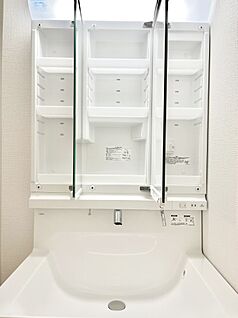 その他設備(三面鏡裏収納)
