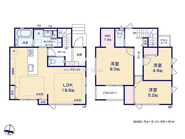 【3LDK】◆2号棟◆～Floor plan～　図面と異なる場合は現況を優先
