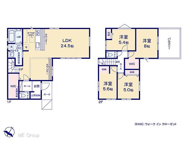 【4LDK】◆１号棟◆～Floor plan～　図面と異なる場合は現況を優先