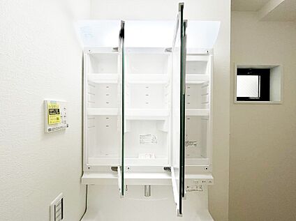 その他設備(三面鏡裏収納)