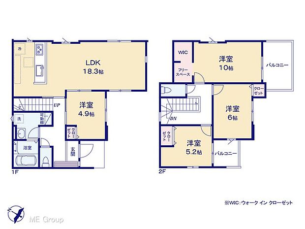 【4LDK】~Floor plan~ 図面と異なる場合は現況を優先