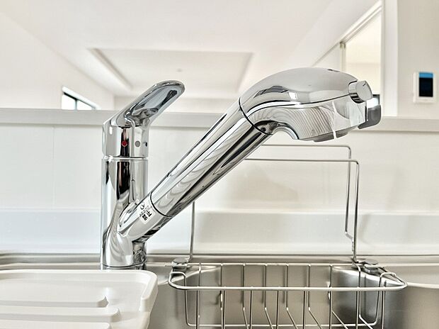 【その他設備(浄水器)】いつでも清潔なおいしいお水を。一つの水栓で水道水と浄水を使い分け。